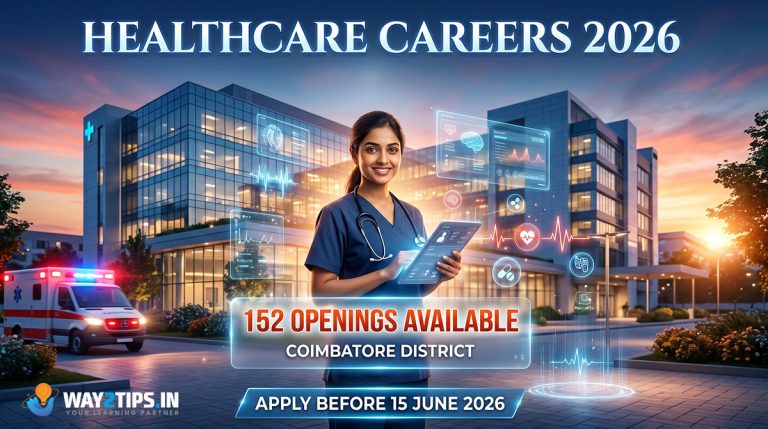 Coimbatore District Health Society Recruitment 2026 – Apply for 152 NHM Vacancies