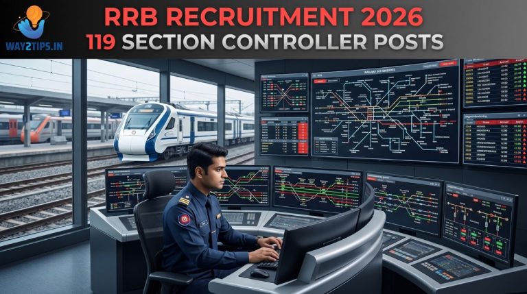 RRB Recruitment 2026: 119 Section Controller Posts – Short Notice Released