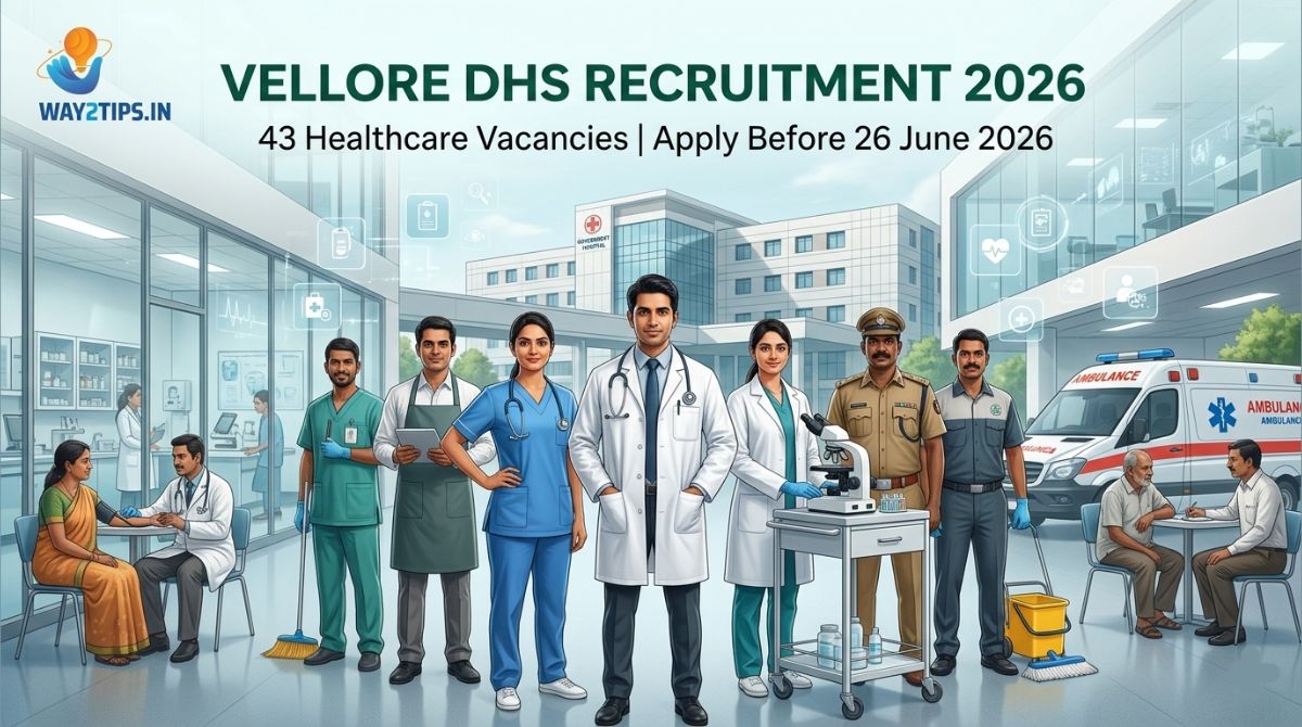 Vellore District Health Society Recruitment 2026