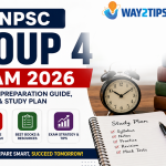 TNPSC Group 4 Exam 2026 Complete Preparation Guide, Syllabus & Study Plan