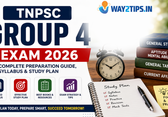 TNPSC Group 4 Exam 2026 Complete Preparation Guide, Syllabus & Study Plan
