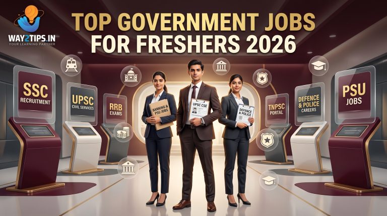 Top Government Jobs for Freshers in 2026