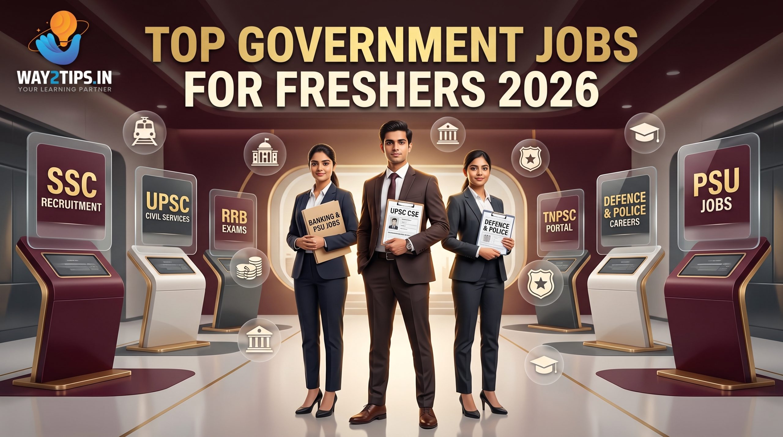 Top Government Jobs for Freshers in 2026