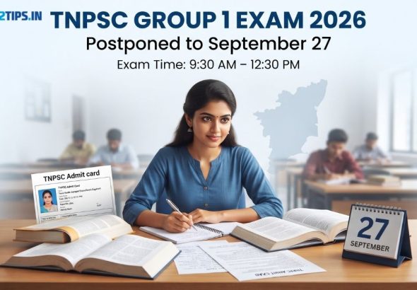 TNPSC Group 1 Exam 2026 Postponed