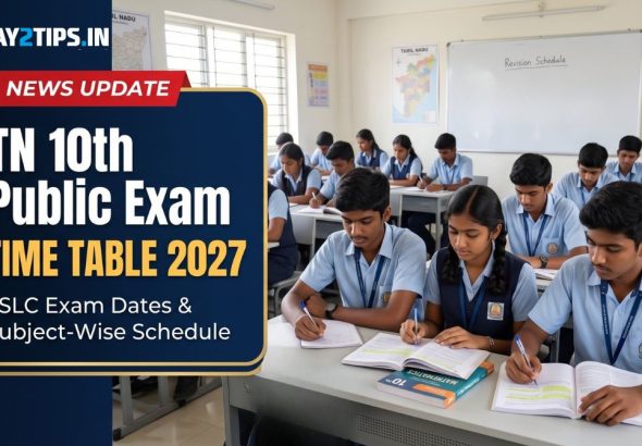 Tamil Nadu 10th Public Exam Time Table 2027